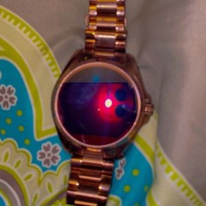 Plum Purple Colored Micheal Kors Smartwatch